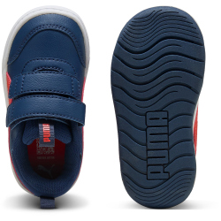 PUMA Multiflex 2 SL Baby-Sneaker mit Klettverschluss 02 - persian blue/fierce red 23