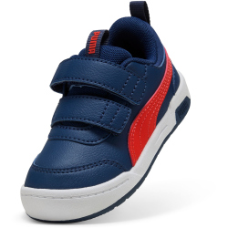 PUMA Multiflex 2 SL Baby-Sneaker mit Klettverschluss 02 - persian blue/fierce red 23