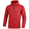 JAKO Premium Hoodie rot meliert S