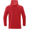 JAKO Premium Hoodie rot meliert S