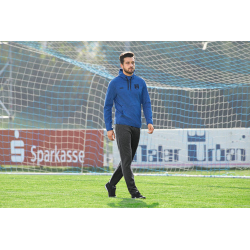 JAKO Premium Hoodie royal meliert M