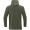 JAKO Premium Hoodie khaki meliert 4XL
