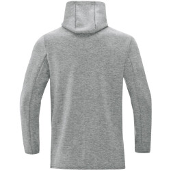 JAKO Premium Hoodie grau meliert S