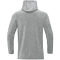 JAKO Premium Hoodie grau meliert S