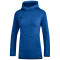 JAKO Premium Hoodie Damen royal meliert 34