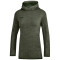 JAKO Premium Hoodie Damen khaki meliert 34