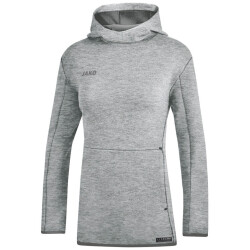 JAKO Premium Hoodie Damen grau meliert 42