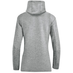JAKO Premium Hoodie Damen grau meliert 42