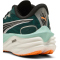 PUMA Velocity Nitro 4 Laufschuhe Herren 10 - green terrain/heat fire 39