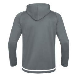 JAKO Striker 2.0 Kapuzenjacke steingrau/weiß S
