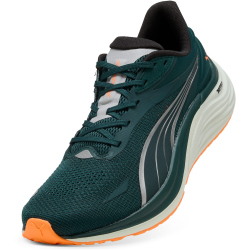 PUMA Electrify Nitro 4 Laufschuhe Herren 16 - green terrain/heat fire 43