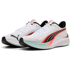 PUMA Pounce Lite Laufschuhe 17 - PUMA white/glowing red 42.5