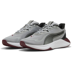 PUMA PWR Hybrid Trainingsschuhe 12 - gray echo/ruby shimmer/puma black 44.5