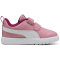 PUMA Courtflex V3 Baby-Sneaker mit Klettverschluss 15 - poised pink/puma white/berry 21