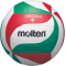 molten Volleyball Trainingsball wei&szlig;/gr&uuml;n/rot V5M1500 Gr. 5