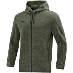 JAKO Premium Kapuzenjacke khaki meliert S