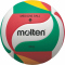 molten Volleyball Trainingsball für Stellertraining Weiß/Grün/Rot/Gelb Gr. 5
