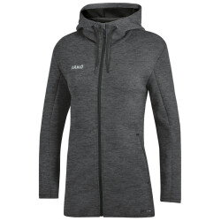 JAKO Premium Kapuzenjacke Damen anthrazit meliert 34