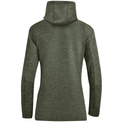 JAKO Premium Kapuzenjacke Damen khaki meliert 34