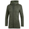 JAKO Premium Kapuzenjacke Damen khaki meliert 34