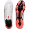 PUMA King Match FG/AG Fußballschuhe 01 - PUMA white/PUMA silver/glowing red 41