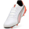 PUMA King Match FG/AG Fußballschuhe 01 - PUMA white/PUMA silver/glowing red 41