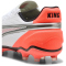 PUMA King Match FG/AG Fußballschuhe 01 - PUMA white/PUMA silver/glowing red 41