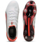 PUMA King Ultimate MxSG Stollen-Fußballschuhe 01 - PUMA white/PUMA silver/glowing red/PUMA black 44