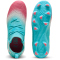 PUMA Future 8 Match Re-Charge FG/AG Fußballschuhe Kinder 01 - hero blue/puma white/sunset pink 34