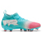 PUMA Future 8 Match Re-Charge FG/AG Fußballschuhe Kinder 01 - hero blue/puma white/sunset pink 34