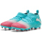 PUMA Future 8 Match Re-Charge FG/AG Fußballschuhe Kinder 01 - hero blue/puma white/sunset pink 35