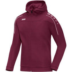 JAKO Classico Kapuzenjacke maroon S