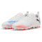 PUMA Future 8 Play MG Fußballschuhe Kinder 01 - PUMA white/PUMA black/glowing red 28