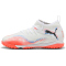 PUMA Future 8 Match Mid TT+ Multinocken-Fußballschuhe Kinder 01 - PUMA white/PUMA black/glowing red 34.5