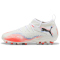 PUMA Future 8 Match MG Fußballschuhe Kinder 01 - PUMA white/PUMA black/glowing red 28