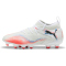 PUMA Future 8 Match FG/AG Fußballschuhe Kinder 01 - PUMA white/PUMA black/glowing red 28