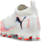 PUMA Future 8 Match FG/AG Fußballschuhe Kinder 01 - PUMA white/PUMA black/glowing red 28