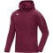 JAKO Classico Kapuzenjacke maroon 44