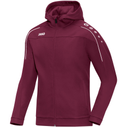 JAKO Classico Kapuzenjacke Kinder maroon 152