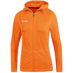 JAKO Run 2.0 Kapuzenjacke Damen neonorange 34
