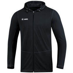 JAKO Run 2.0 Kapuzenjacke schwarz 164