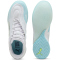 PUMA Ibero V Hallen-Fußballschuhe 01 - PUMA white/aqua/fizzy light/sea glass 39