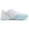 PUMA Ibero V Hallen-Fußballschuhe 01 - PUMA white/aqua/fizzy light/sea glass 39