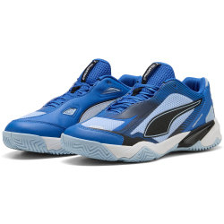 PUMA Solarstrike 4 Hallenschuhe 03 - mountain blue/puma black/haute tropic/puma white 37