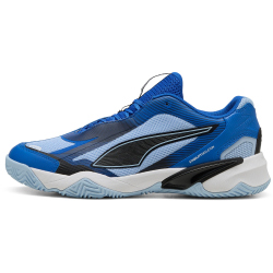 PUMA Solarstrike 4 Hallenschuhe 03 - mountain blue/puma black/haute tropic/puma white 37