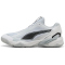 PUMA Solarstrike 4 Hallenschuhe 02 - PUMA white/PUMA black/silver mist/platinum gray 37