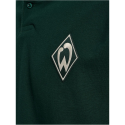 hummel SV Werder Bremen Travel Poloshirt 6460 - pine grove wo sponsor M