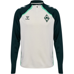 hummel SV Werder Bremen Staff 1/2-Zip Sweatshirt 9492 -...