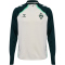 hummel SV Werder Bremen Staff 1/2-Zip Sweatshirt 9492 - snow white wo sponsor M