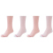 4er Pack s.Oliver Originals Bio-Baumwolle Striped Rolled Crew Socken Damen